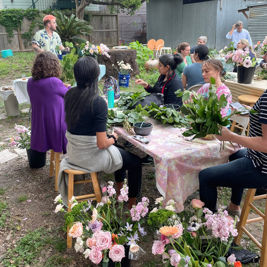 Floral Arranging Workshop. Sun 4/28. 1-2pm