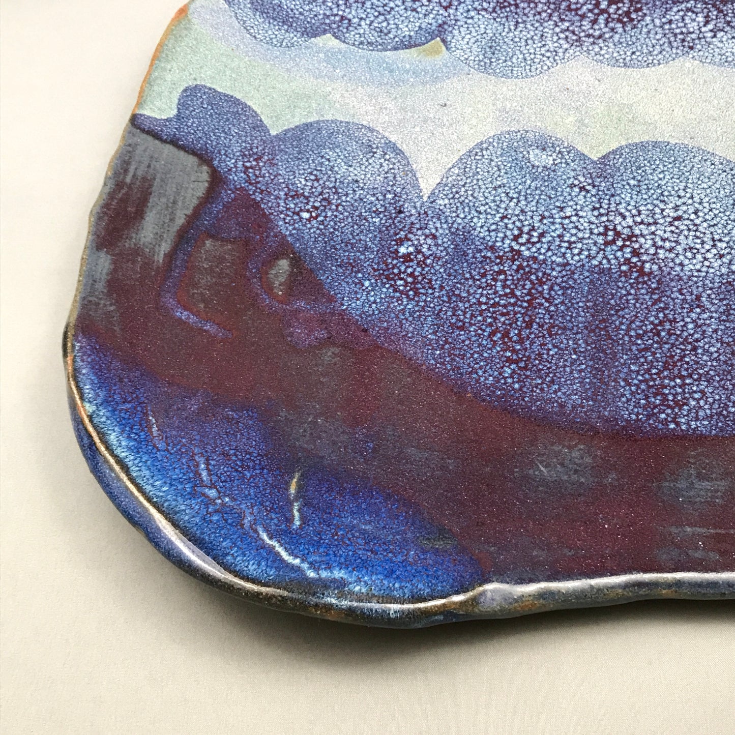 Large Wave platter 17"