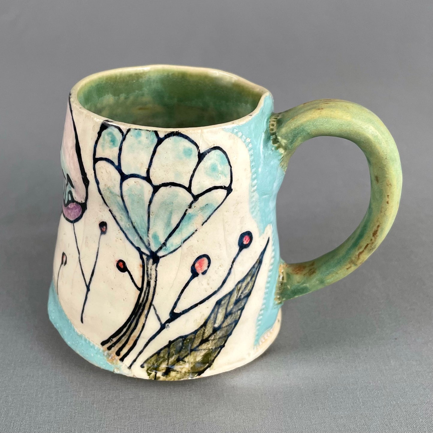 Funky floral mug 3