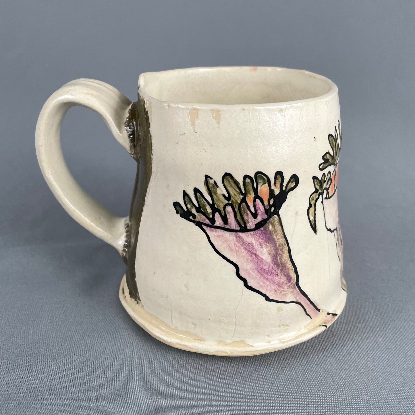 Funky floral mug 2