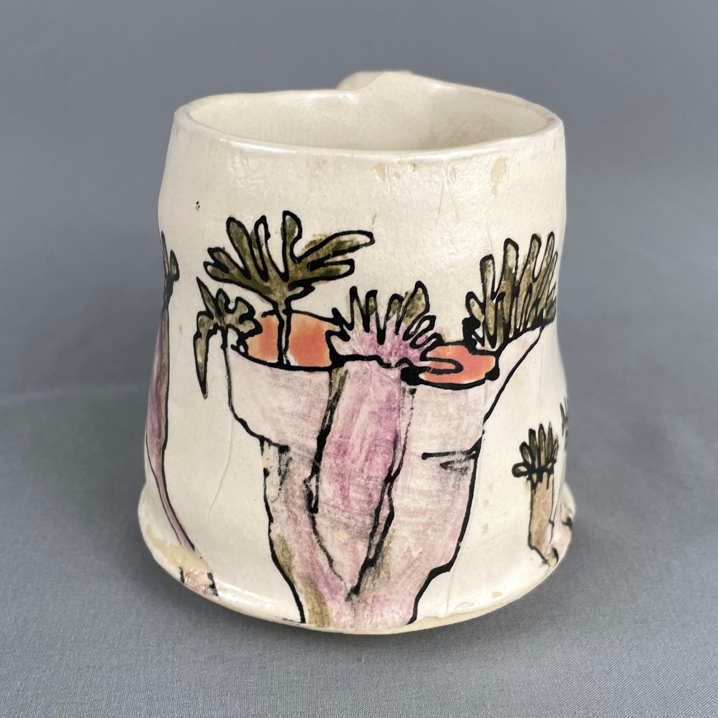 Funky floral mug 2