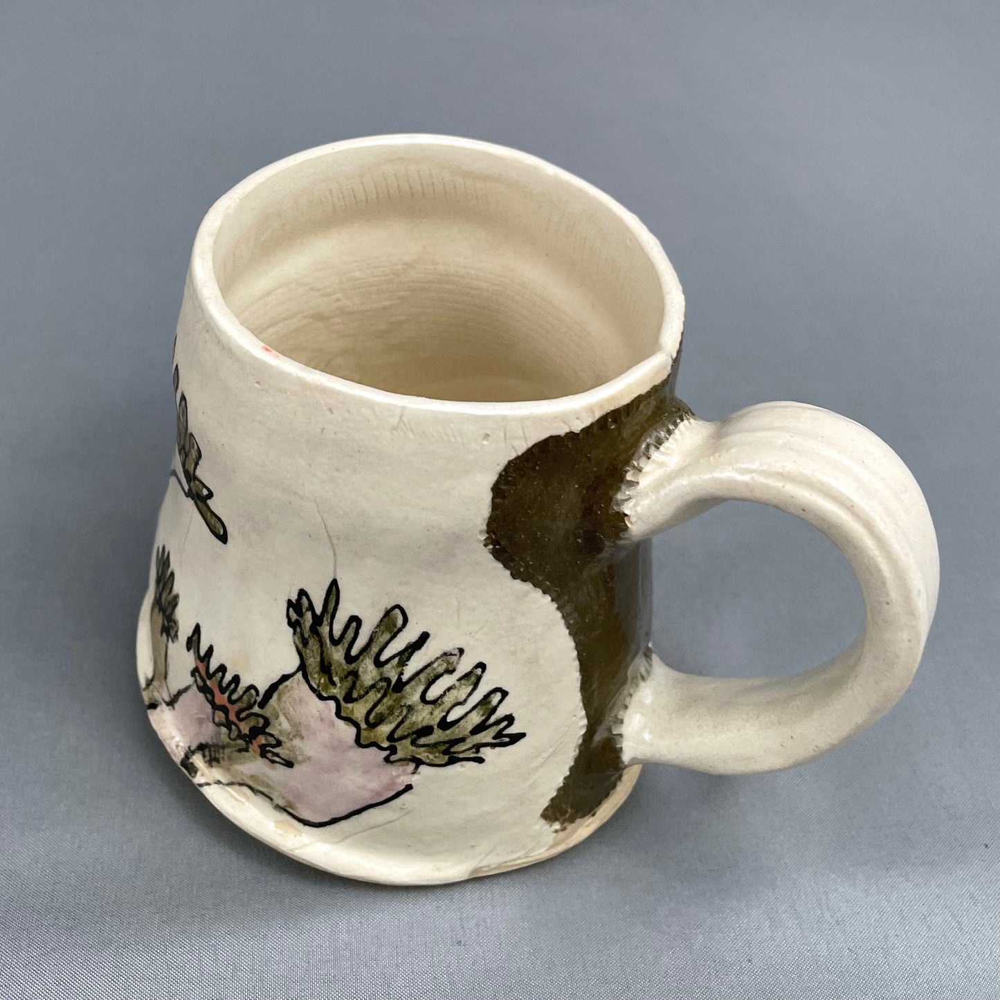 Funky floral mug 2