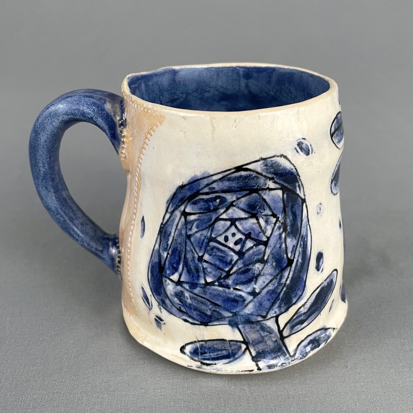 Funky floral mug 1