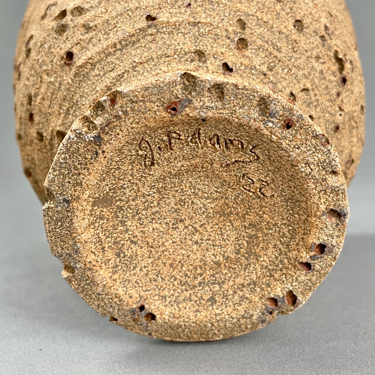 Ikebana Natural-textured vase.