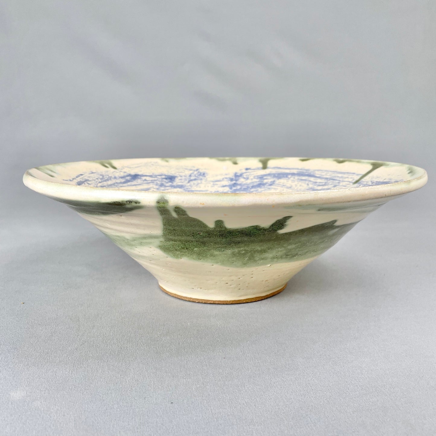 Swirl-Splash Serving Bowl