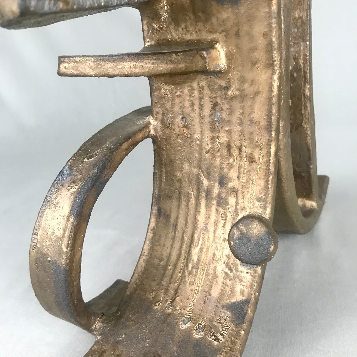 Abstract Sculpture in Metallic Glaze