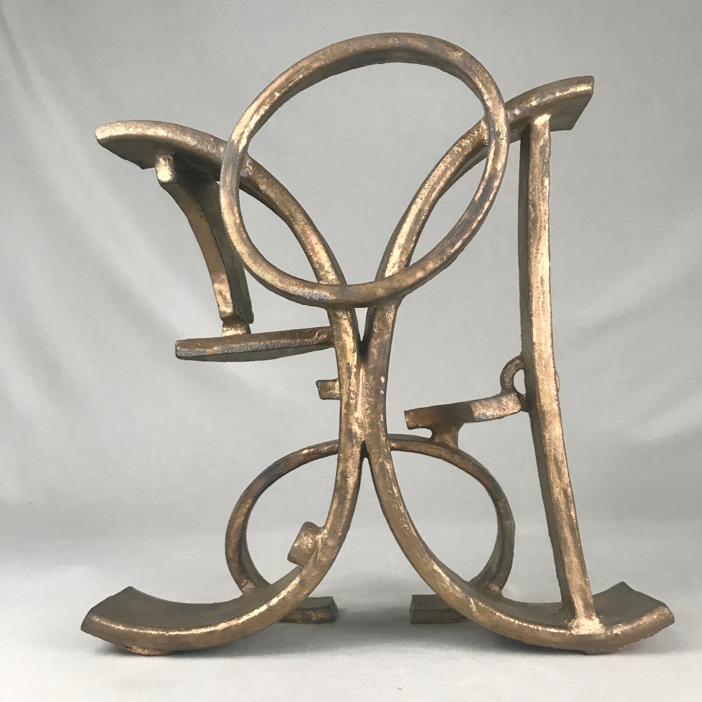 Abstract Sculpture in Metallic Glaze