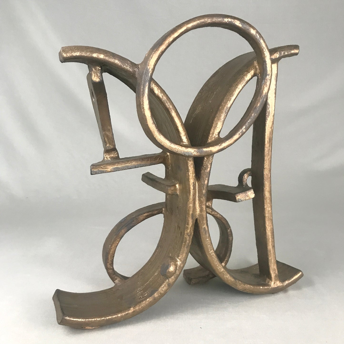 Abstract Sculpture in Metallic Glaze