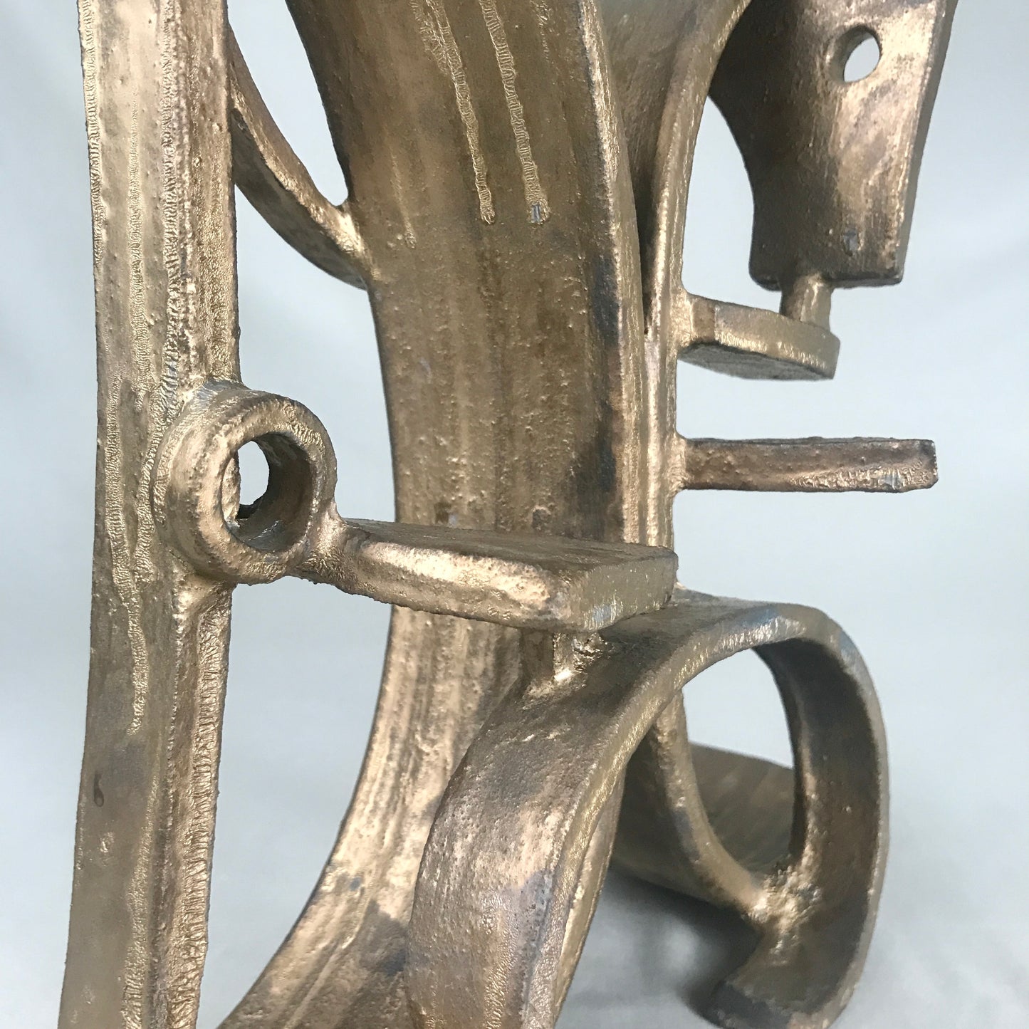 Abstract Sculpture in Metallic Glaze