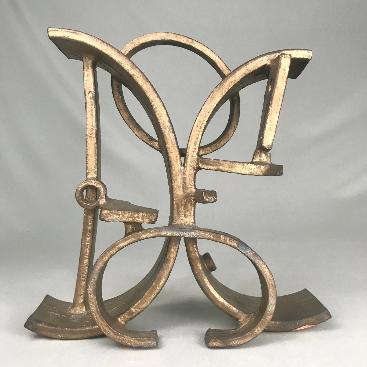 Abstract Sculpture in Metallic Glaze