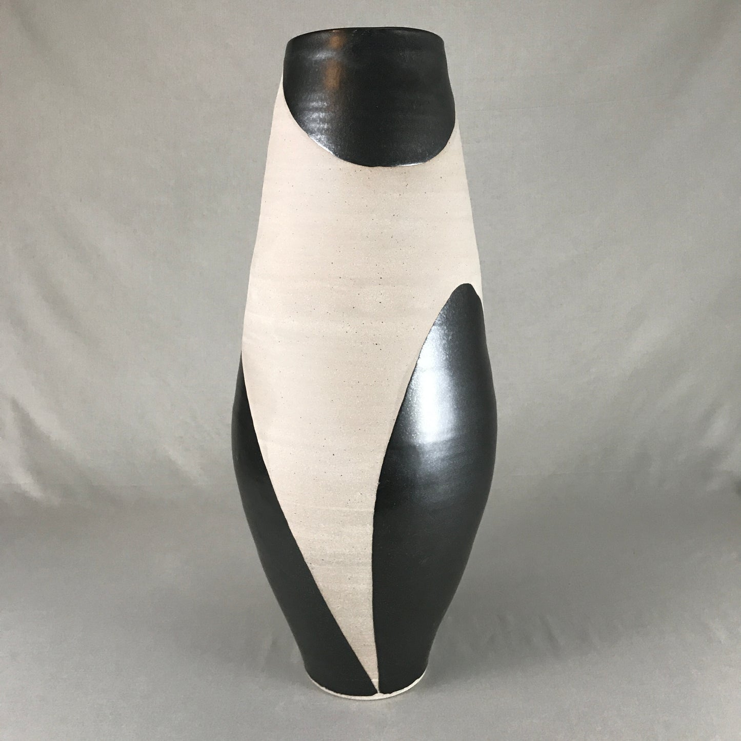 Black & White Vessel 22" Tall