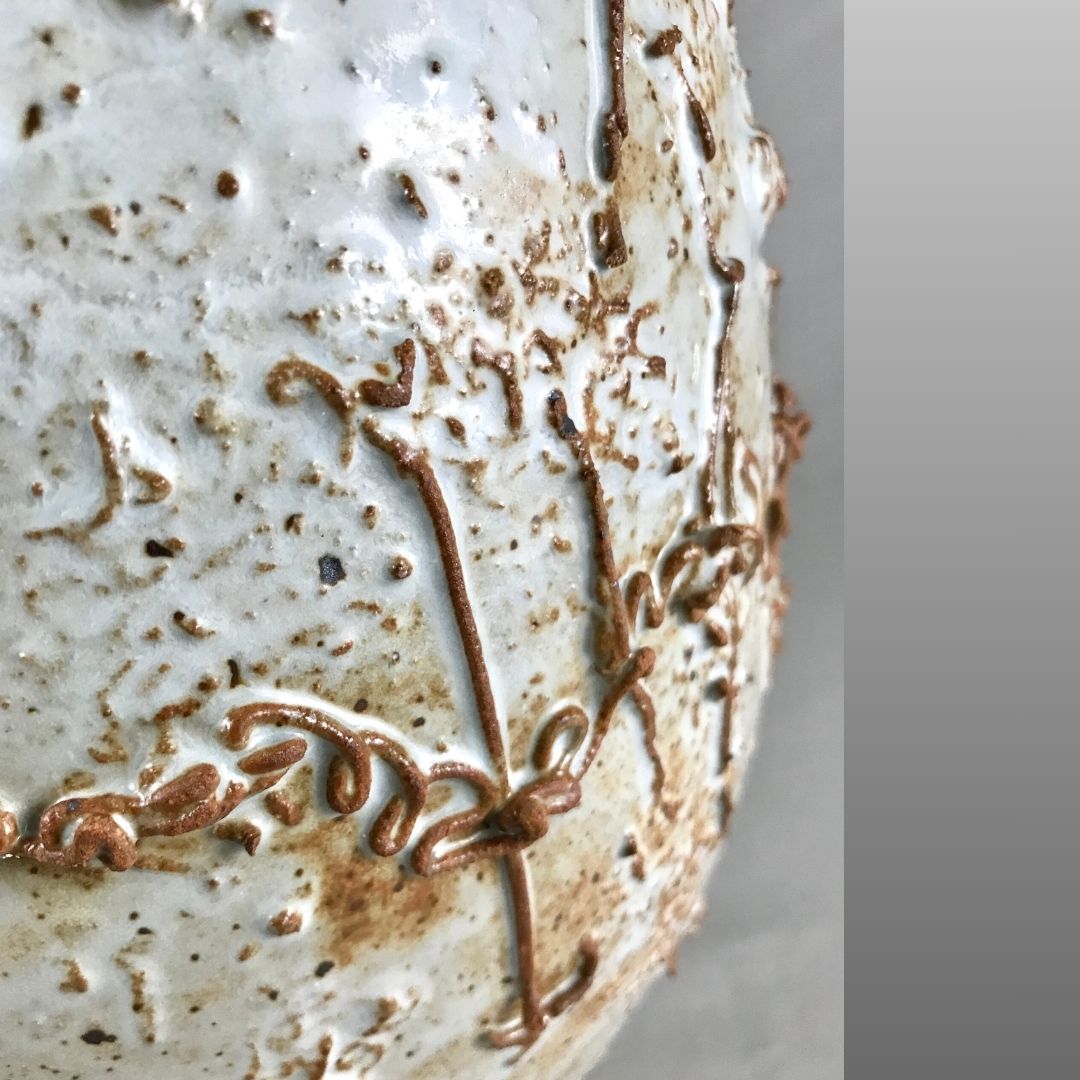 Textured Moon Jar (ovoid)