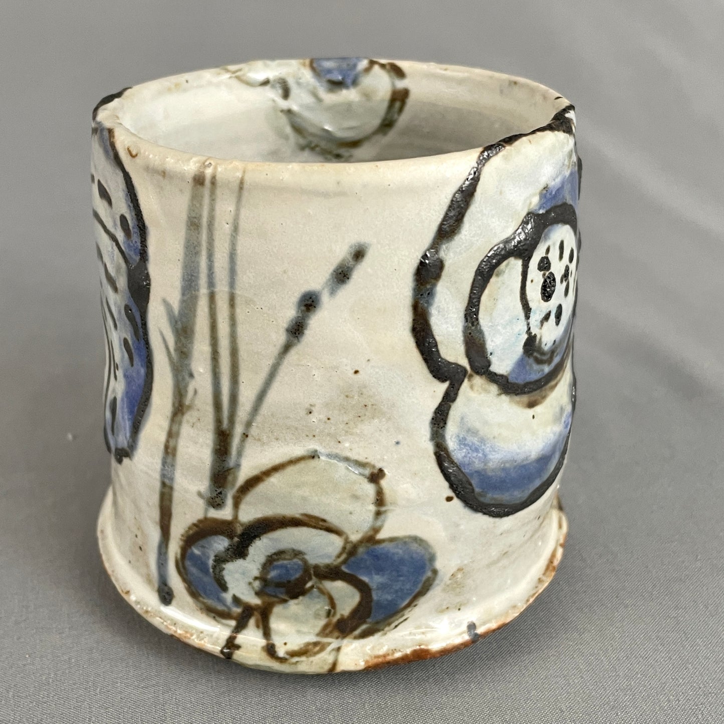 Blue flowers tumbler