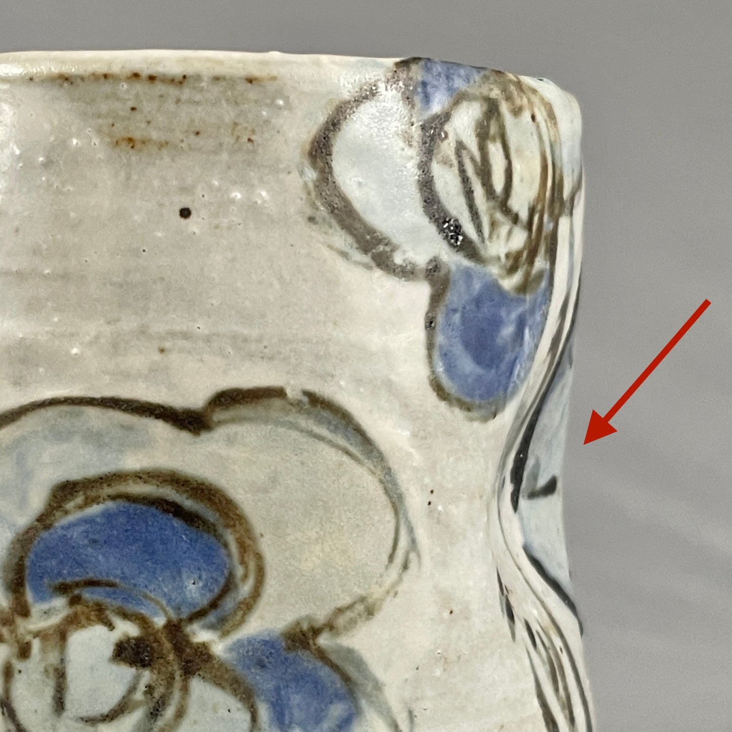 Blue flowers tumbler