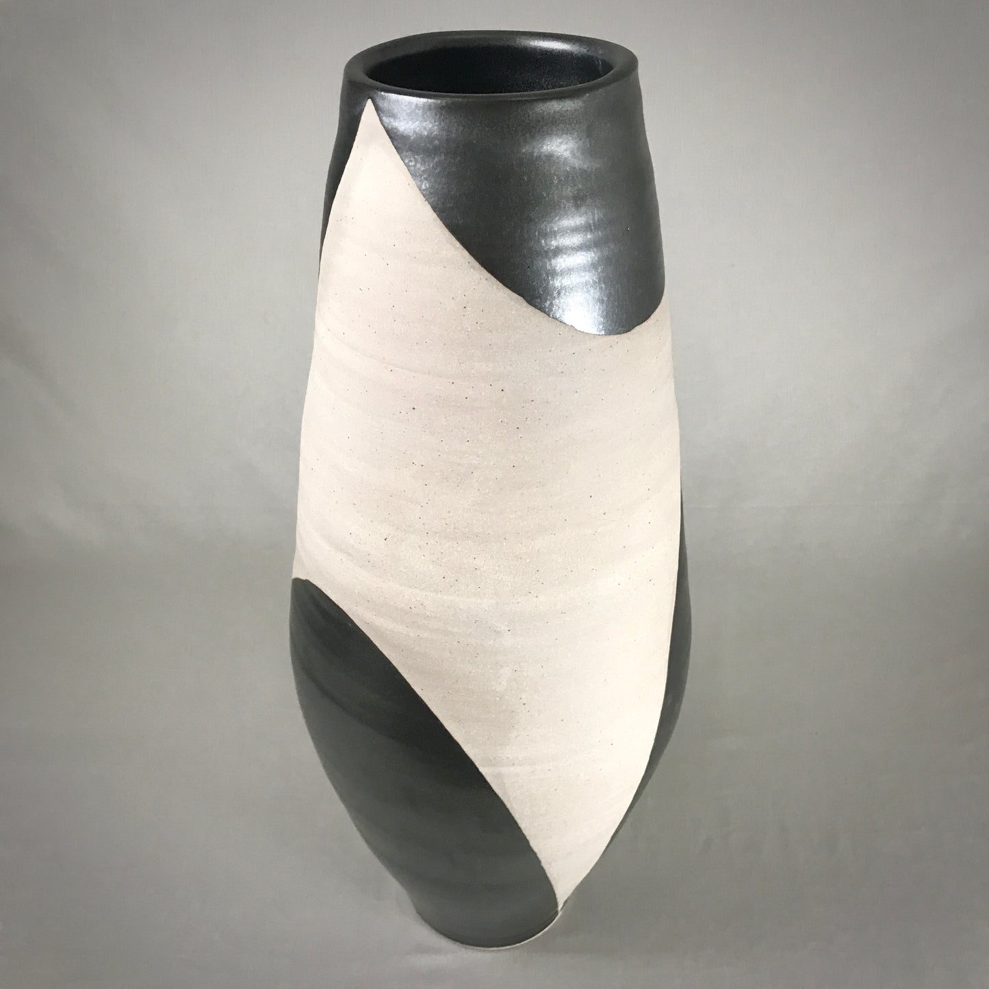 Black & White Vessel 22" Tall