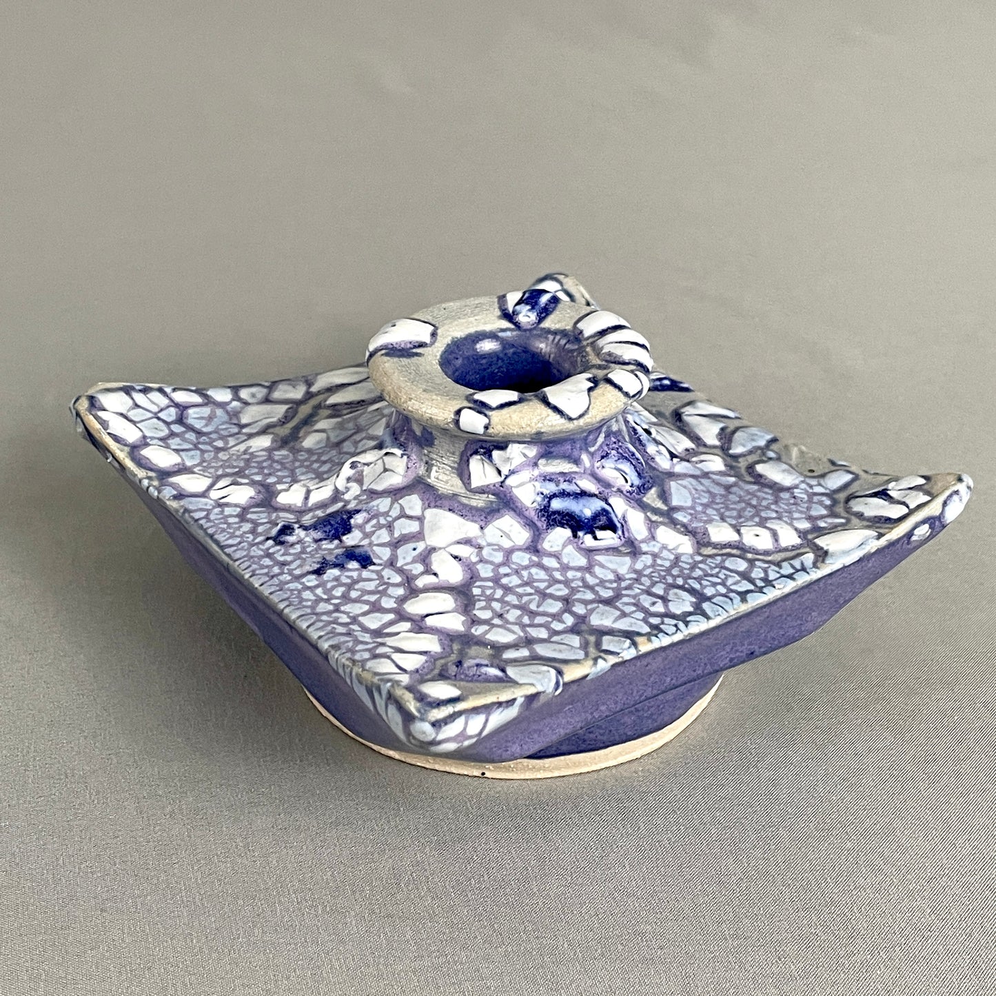 Pebbled Lapis small vessel